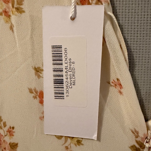 NWT Reformation Deven Floral Mini Dress Mildred Size 6 - Picture 5 of 5